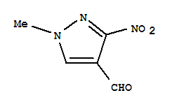 1H-pyrazole-4-carboxaldehyde, 1-methyl-3-nitro-(9ci) Structure,64182-15-6Structure