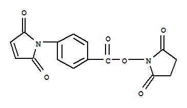 4-(2,5-Dihydro-2,5-dioxo-1h-pyrrol-1-yl)-benzoic acid 2,5-dioxo-1-pyrrolidinyl ester Structure,64191-06-6Structure