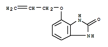 2H-benzimidazol-2-one,1,3-dihydro-4-(2-propenyloxy)-(9ci) Structure,64208-36-2Structure