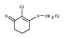 2-Cyclohexen-1-one,2-chloro-3-(chloromethoxy)-(9ci) Structure,642087-96-5Structure