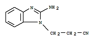 1H-benzimidazole-1-propanenitrile,2-amino-(9ci) Structure,64266-26-8Structure