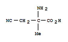 Alanine,3-cyano-2-methyl-(9ci) Structure,64298-92-6Structure