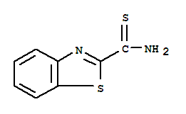 2-Benzothiazolecarbothioamide(9ci) Structure,64377-94-2Structure