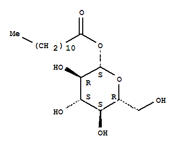 1-Oxododecyl-beta-d-glucopyranoside Structure,64395-92-2Structure