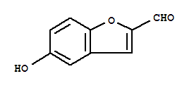 2-Benzofurancarboxaldehyde, 5-hydroxy- Structure,64418-91-3Structure