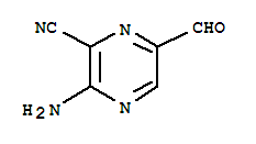 3-Amino-6-formylpyrazine-2-carbonitrile Structure,64440-74-0Structure