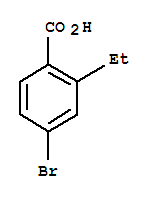 4-Bromo-2-ethylbenzoic acid Structure,644984-78-1Structure