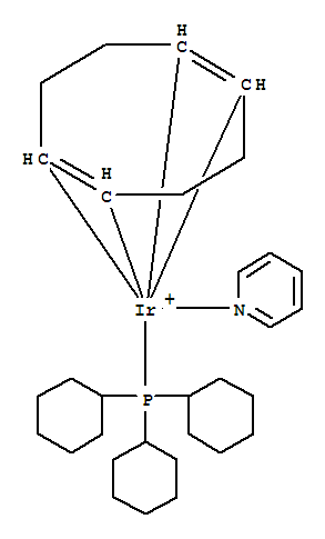 (Cycloocta-1,5-diene) (pyridyl) (tricyclohexylphosphine) iridium(i) hexafluorophosphate Structure,64536-77-2Structure