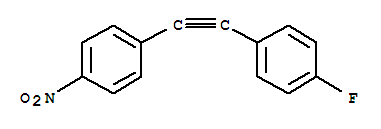 1-Fluoro-4-(2-(4-nitrophenyl)ethylnyl)benzene Structure,64583-21-7Structure