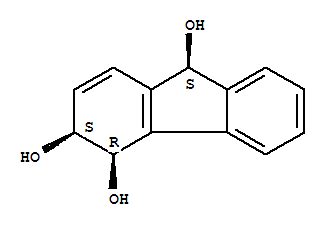 3H-fluorene-3,4,9-triol, 4,9-dihydro-, (3s,4r,9s)-(9ci) Structure,646507-12-2Structure