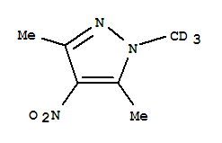 1H-pyrazole, 3,5-dimethyl-1-(methyl-d3)-4-nitro-(9ci) Structure,64678-72-4Structure