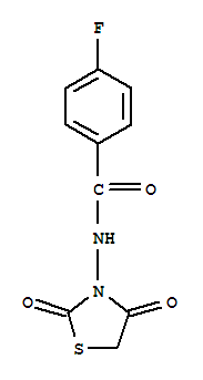 Benzamide, n-(2,4-dioxo-3-thiazolidinyl)-4-fluoro-(9ci) Structure,646990-01-4Structure