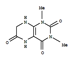 2,4,6(3H)-pteridinetrione, 1,5,7,8-tetrahydro-1,3-dimethyl- Structure,64724-39-6Structure