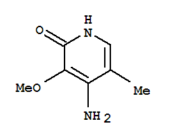 2(1H)-pyridinone, 4-amino-3-methoxy-5-methyl- Structure,64837-76-9Structure