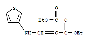 Diethyl 2-[(3-thienylamino)methylidene]malonate Structure,65076-02-0Structure