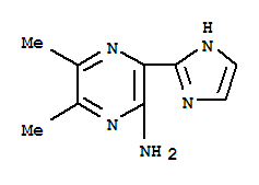 Pyrazinamine, 3-(1h-imidazol-2-yl)-5,6-dimethyl-(9ci) Structure,65409-30-5Structure