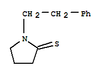 2-Pyrrolidinethione, 1-(2-phenylethyl)- Structure,65486-36-4Structure