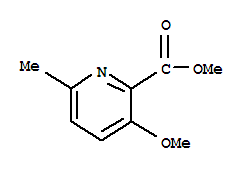 2-Pyridinecarboxylic acid, 3-methoxy-6-methyl-, methyl ester Structure,65515-24-4Structure