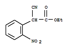 Ethyl cyano(2-nitrophenyl)acetate Structure,65548-02-9Structure