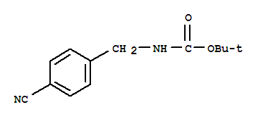 N-boc-4-aminomethylbenzonitrile Structure,66389-80-8Structure