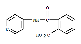 2-[(4-Pyridinylamino)carbonyl]benzoic acid Structure,69537-50-4Structure