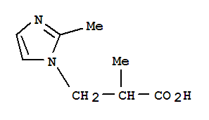 2-Methyl-3-(2-methyl-imidazol-1-yl)-propionic acid Structure,696646-15-8Structure