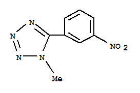 1-Methyl-5-(3-nitrophenyl)-1h-tetrazole Structure,69746-32-3Structure