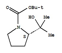 (S)-2-(1-hydroxy-1-methylethyl)-pyrrolidine-1-carboxylicacidtert-butylester Structure,698347-48-7Structure