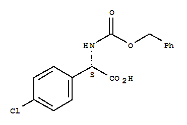 2-([(Benzyloxy)carbonyl]amino)-2-(4-chlorophenyl)acetic acid Structure,69902-04-1Structure