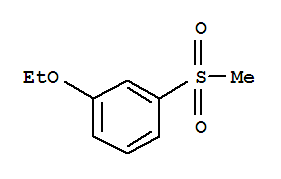 Benzene, 1-ethoxy-3-(methylsulfonyl)-(9ci) Structure,700348-34-1Structure