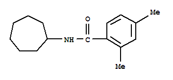 Benzamide, n-cycloheptyl-2,4-dimethyl-(9ci) Structure,701224-21-7Structure