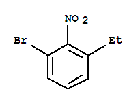 Benzene, 1-bromo-3-ethyl-2-nitro-(9ci) Structure,702642-07-7Structure