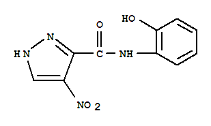 1H-pyrazole-3-carboxamide,n-(2-hydroxyphenyl)-4-nitro-(9ci) Structure,705269-65-4Structure