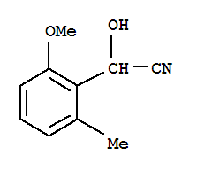 Mandelonitrile, 2-methoxy-6-methyl-(5ci) Structure,705288-18-2Structure