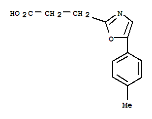 3-(5-P-Tolyl-oxazol-2-yl)-propionic acid Structure,705962-58-9Structure