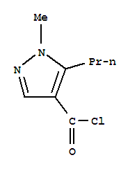 1H-pyrazole-4-carbonyl chloride, 1-methyl-5-propyl-(9ci) Structure,706819-89-8Structure