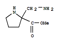 Proline, 2-(aminomethyl)-, methyl ester (9ci) Structure,708972-38-7Structure