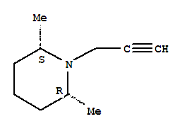 Piperidine, 2,6-dimethyl-1-(2-propynyl)-, (2r,6s)-rel-(9ci) Structure,709665-36-1Structure