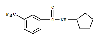 Benzamide, n-cyclopentyl-3-(trifluoromethyl)-(9ci) Structure,710310-44-4Structure