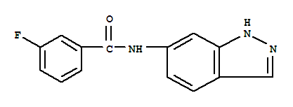 Benzamide, 3-fluoro-n-1h-indazol-6-yl-(9ci) Structure,710310-83-1Structure