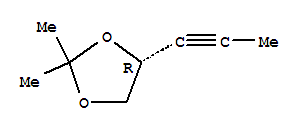 1,3-Dioxolane, 2,2-dimethyl-4-(1-propynyl)-, (4r)-(9ci) Structure,710324-25-7Structure