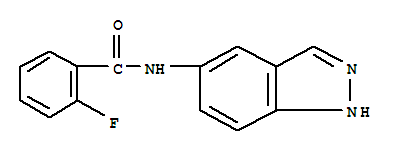 Benzamide, 2-fluoro-n-1h-indazol-5-yl-(9ci) Structure,710329-44-5Structure