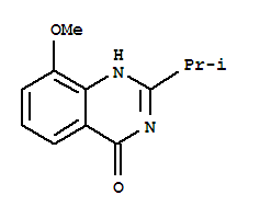 4(1H)-quinazolinone, 8-methoxy-2-(1-methylethyl)-(9ci) Structure,71182-27-9Structure