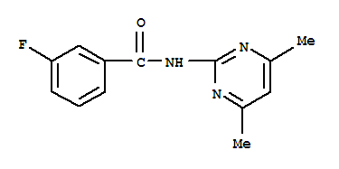 Benzamide, n-(4,6-dimethyl-2-pyrimidinyl)-3-fluoro-(9ci) Structure,712285-63-7Structure