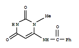 Benzamide, n-(1,2,3,6-tetrahydro-3-methyl-2,6-dioxo-4-pyrimidinyl)-(9ci) Structure,712286-96-9Structure