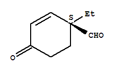 2-Cyclohexene-1-carboxaldehyde, 1-ethyl-4-oxo-, (1s)-(9ci) Structure,712323-92-7Structure