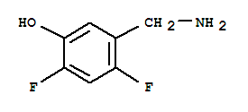 Phenol, 5-(aminomethyl)-2,4-difluoro-(9ci) Structure,71288-97-6Structure