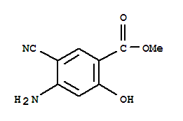 Methyl 4-amino-5-cyano-2-hydroxybenzoate Structure,71408-00-9Structure