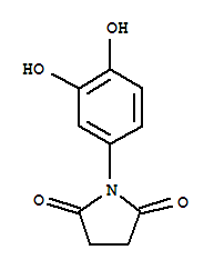 2,5-Pyrrolidinedione,1-(3,4-dihydroxyphenyl)-(9ci) Structure,71573-17-6Structure