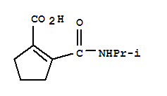 1-Cyclopentene-1-carboxylicacid,2-[[(1-methylethyl)amino]carbonyl]-(9ci) Structure,716362-55-9Structure